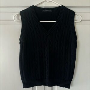 Brandy Melville Navy Blue Sweater Vest